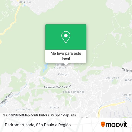 Pedromartinsde mapa