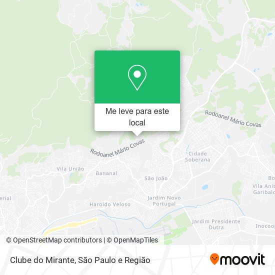 Clube do Mirante mapa