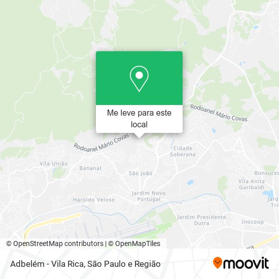 Adbelém - Vila Rica mapa