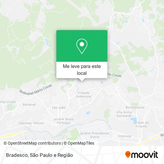 Bradesco mapa