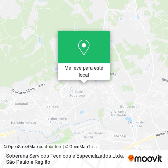 Soberana Servicos Tecnicos e Especializados Ltda mapa