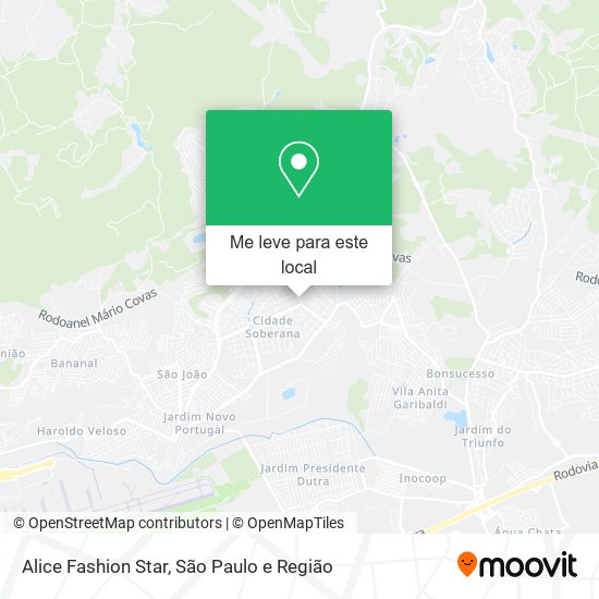 Alice Fashion Star mapa