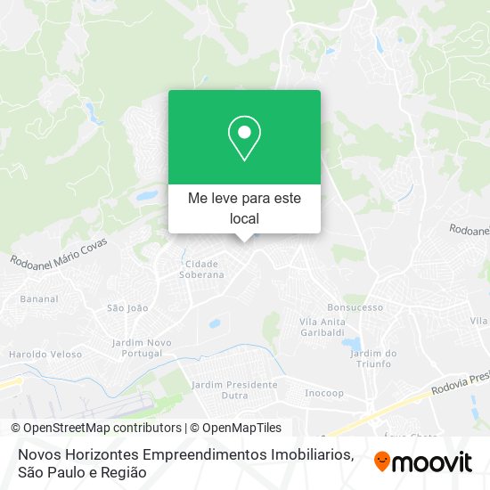 Novos Horizontes Empreendimentos Imobiliarios mapa