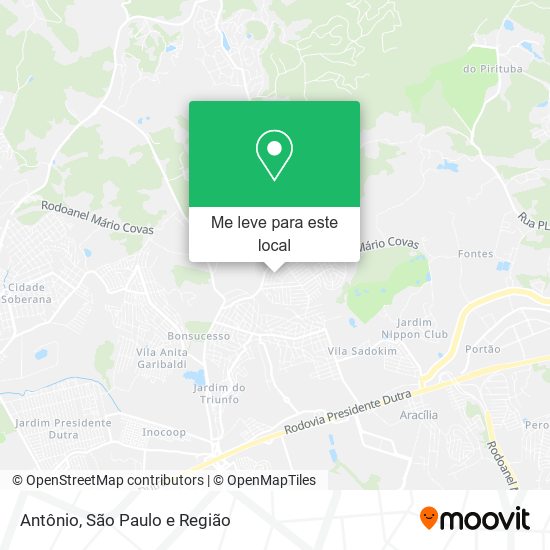 Antônio mapa