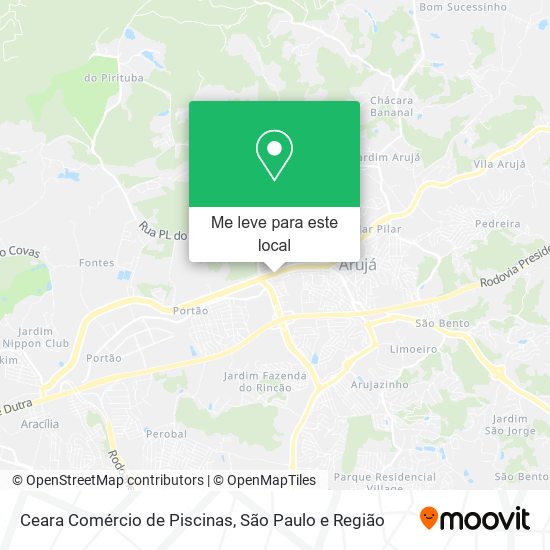 Ceara Comércio de Piscinas mapa