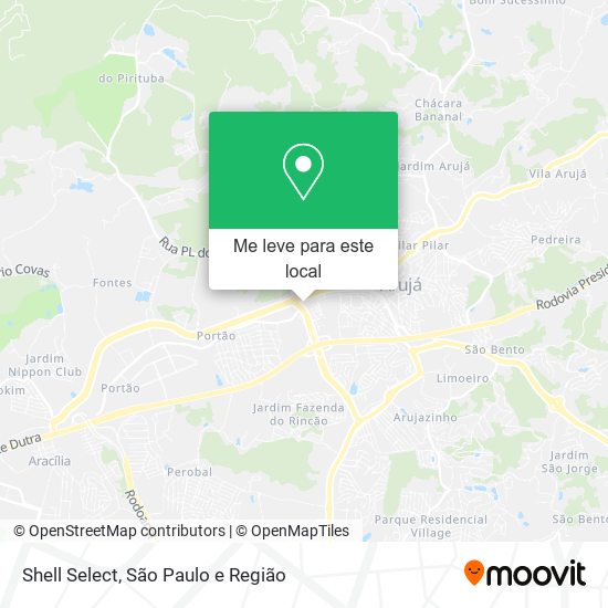 Shell Select mapa