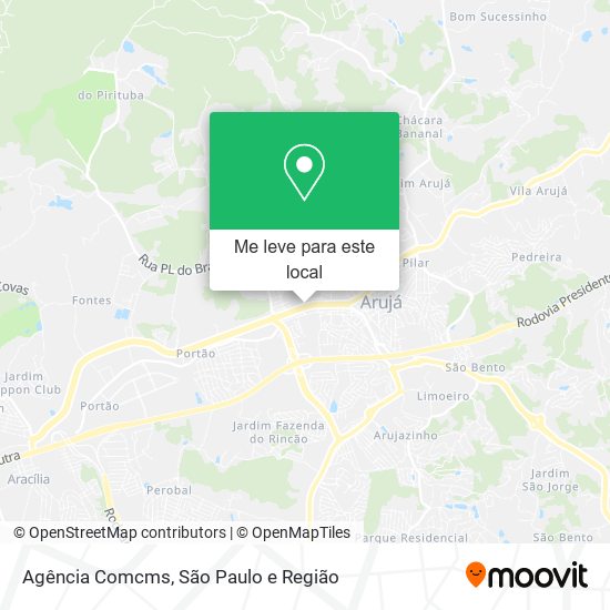 Agência Comcms mapa