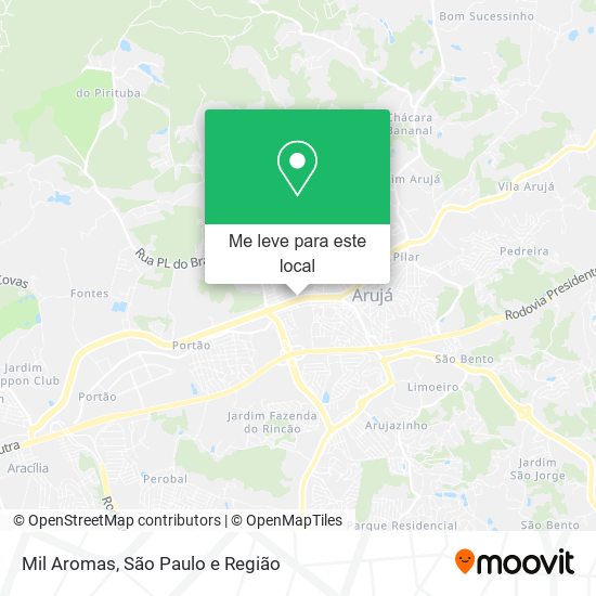 Mil Aromas mapa