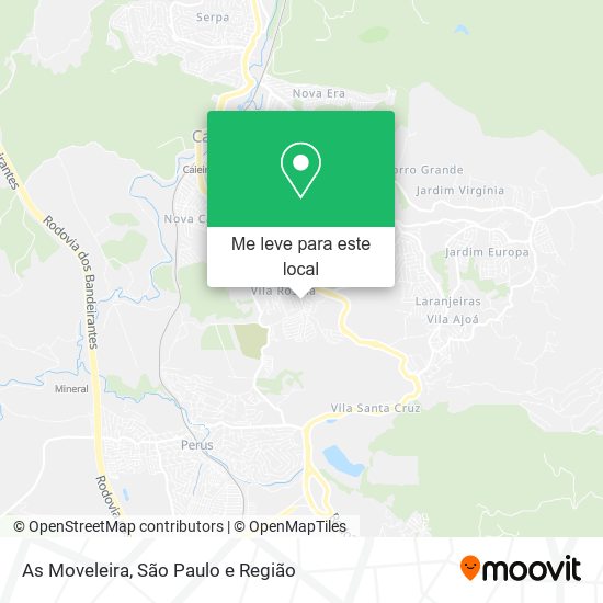 As Moveleira mapa