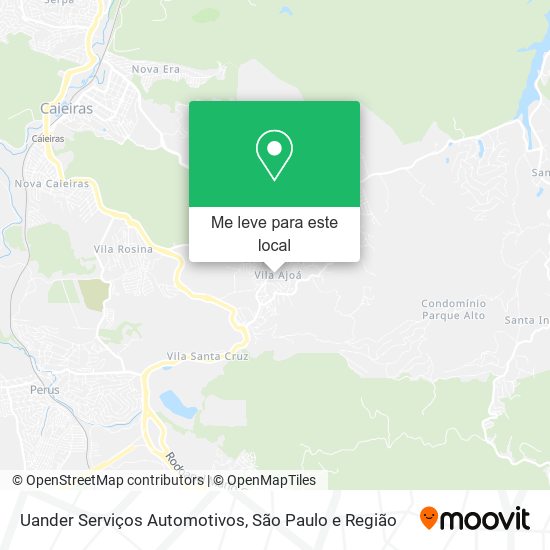 Uander Serviços Automotivos mapa
