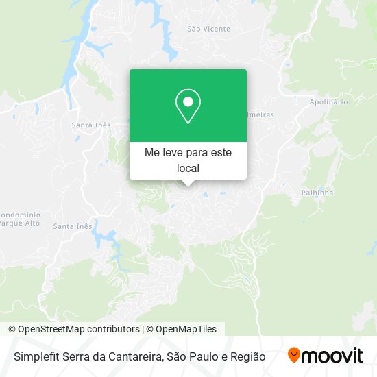 Simplefit Serra da Cantareira mapa