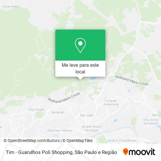 Tim - Guarulhos Poli Shopping mapa