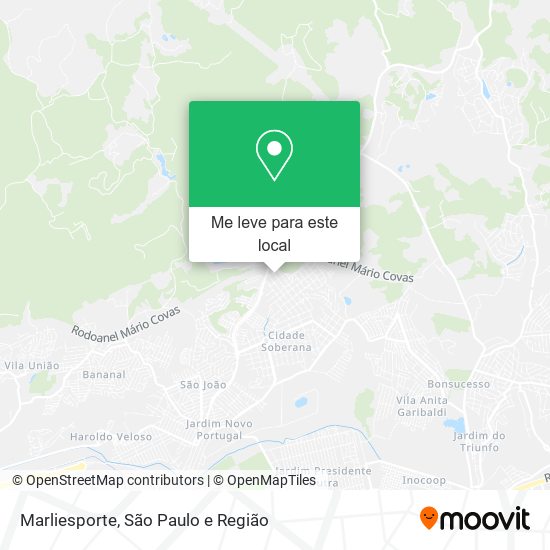 Marliesporte mapa
