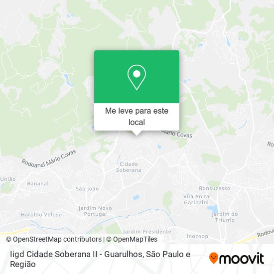 Iigd Cidade Soberana II - Guarulhos mapa
