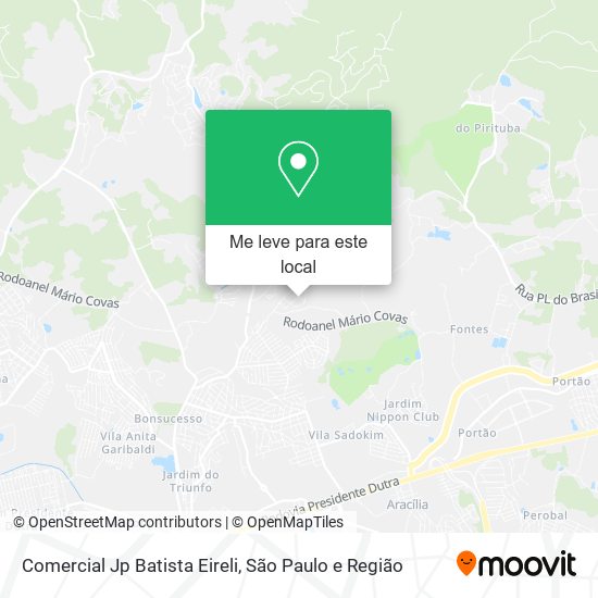 Comercial Jp Batista Eireli mapa