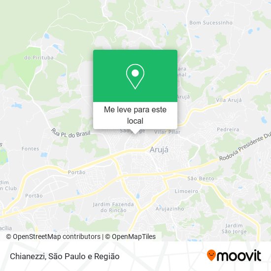 Chianezzi mapa
