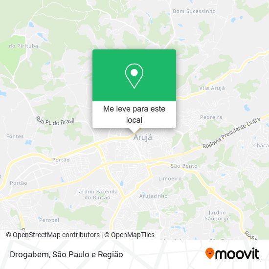 Drogabem mapa