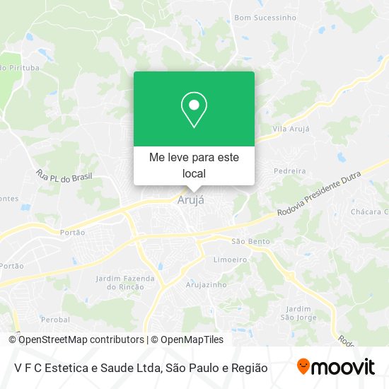 V F C Estetica e Saude Ltda mapa