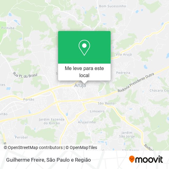 Guilherme Freire mapa