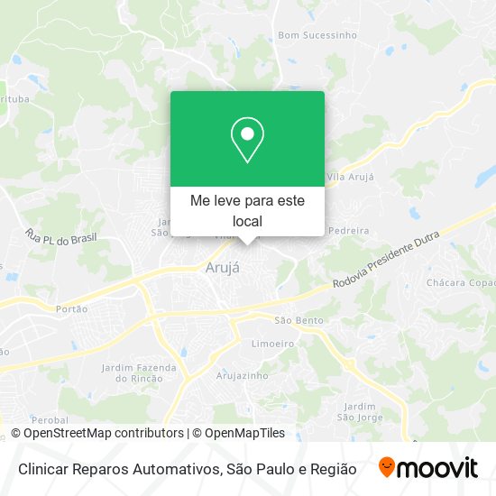 Clinicar Reparos Automativos mapa