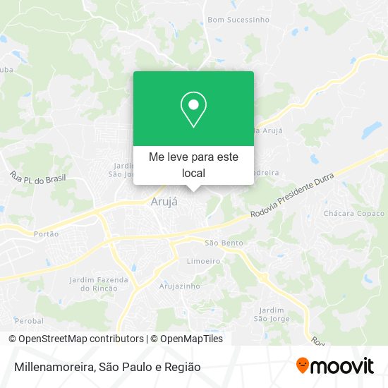 Millenamoreira mapa