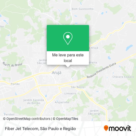 Fiber Jet Telecom mapa