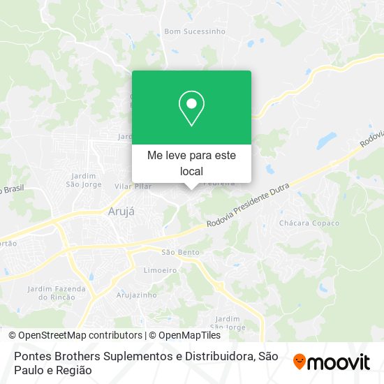 Pontes Brothers Suplementos e Distribuidora mapa