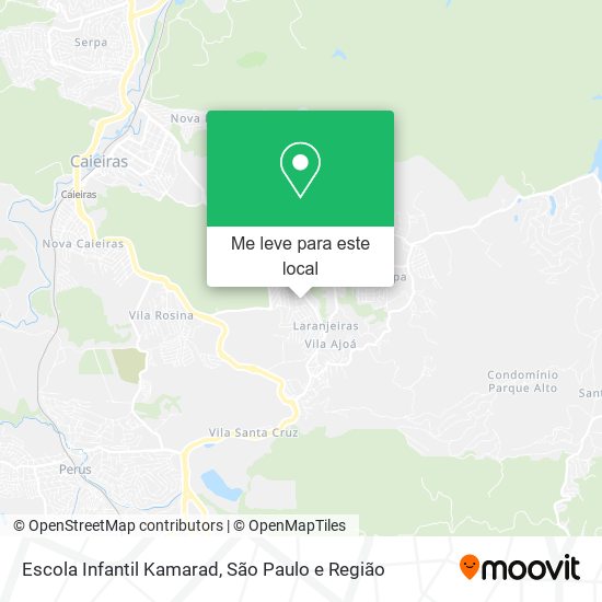 Escola Infantil Kamarad mapa