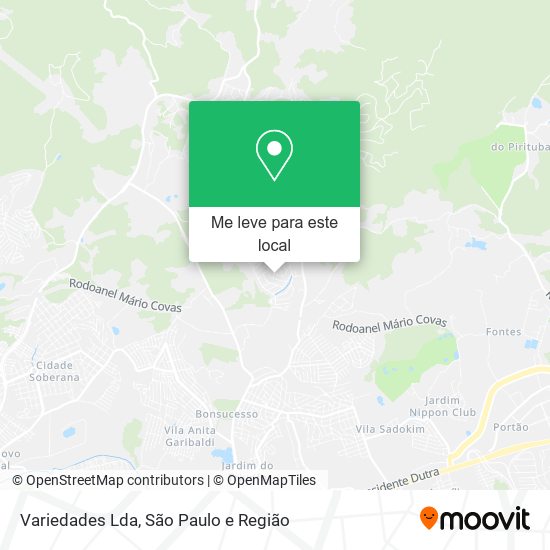 Variedades Lda mapa