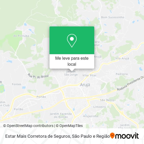 Estar Mais Corretora de Seguros mapa