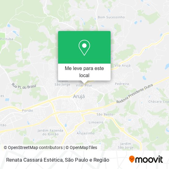Renata Cassará Estética mapa