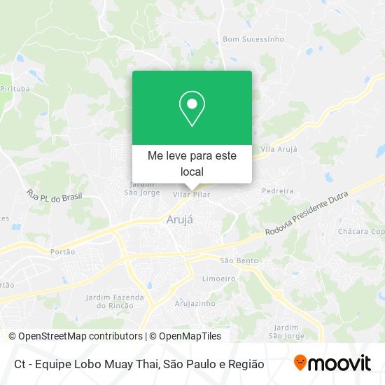 Ct - Equipe Lobo Muay Thai mapa