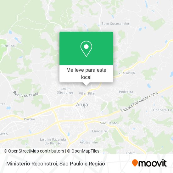 Ministério Reconstrói mapa