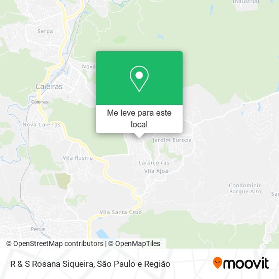 R & S Rosana Siqueira mapa