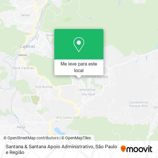 Santana & Santana Apoio Administrativo mapa