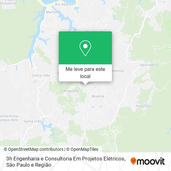 3h Engenharia e Consultoria Em Projetos Elétricos mapa