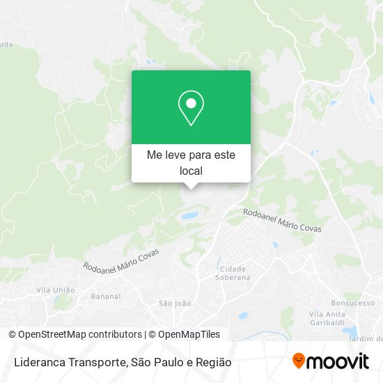 Lideranca Transporte mapa
