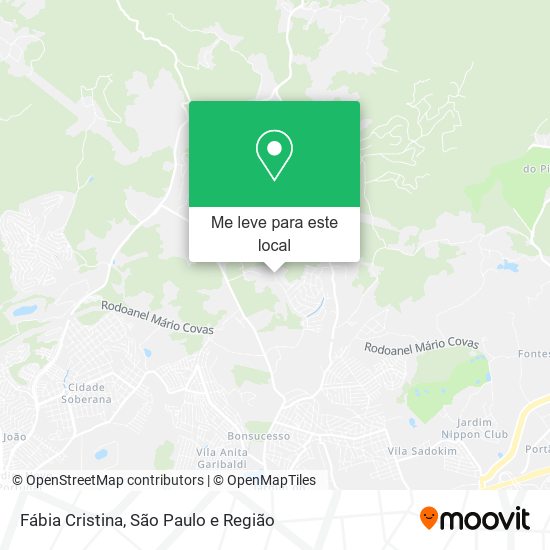Fábia Cristina mapa