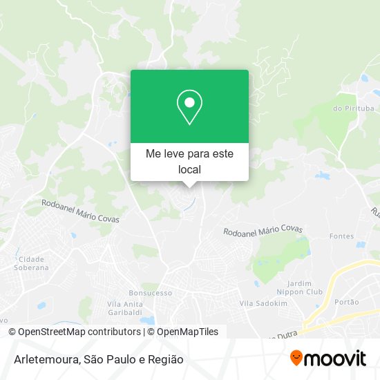 Arletemoura mapa