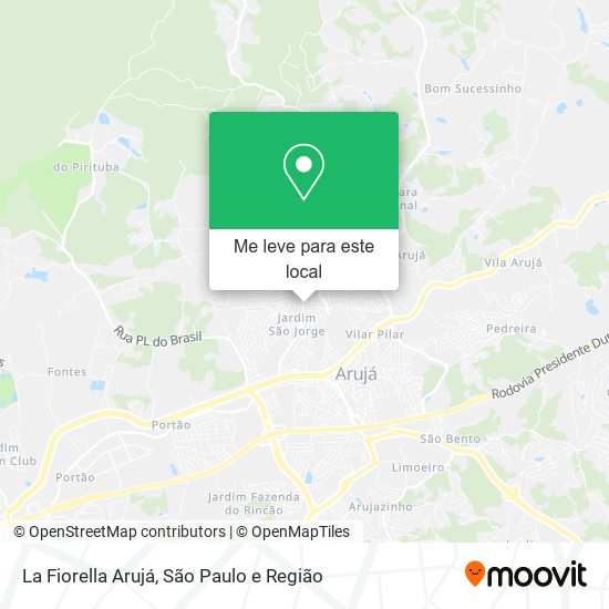 La Fiorella Arujá mapa