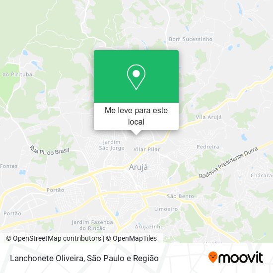 Lanchonete Oliveira mapa