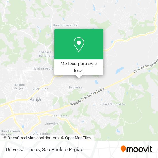 Universal Tacos mapa