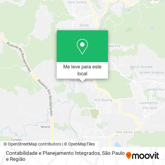 Contabilidade e Planejamento Integrados mapa