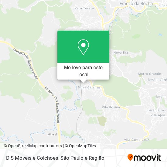 D S Moveis e Colchoes mapa