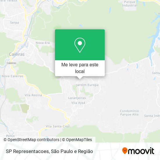 SP Representacoes mapa