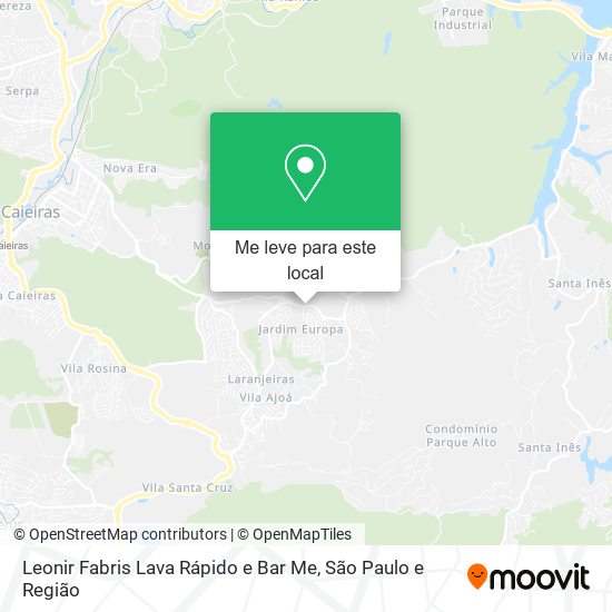 Leonir Fabris Lava Rápido e Bar Me mapa