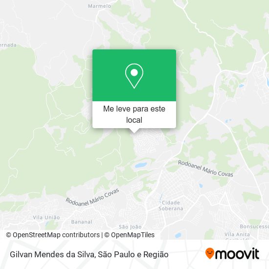 Gilvan Mendes da Silva mapa