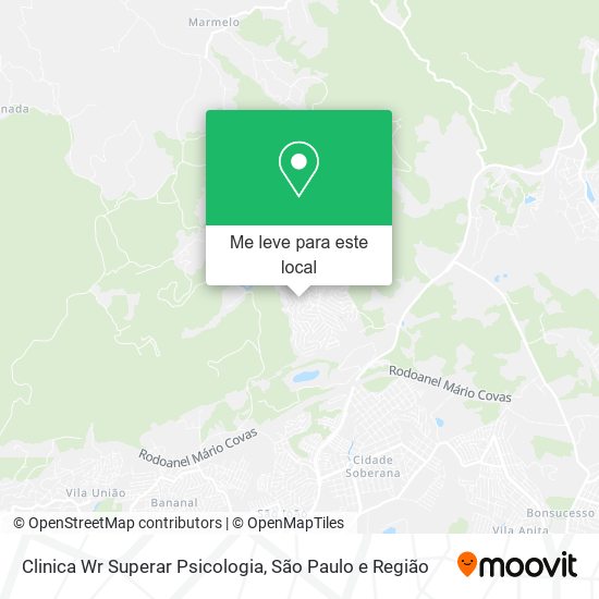 Clinica Wr Superar Psicologia mapa