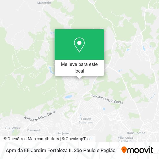 Apm da EE Jardim Fortaleza II mapa
