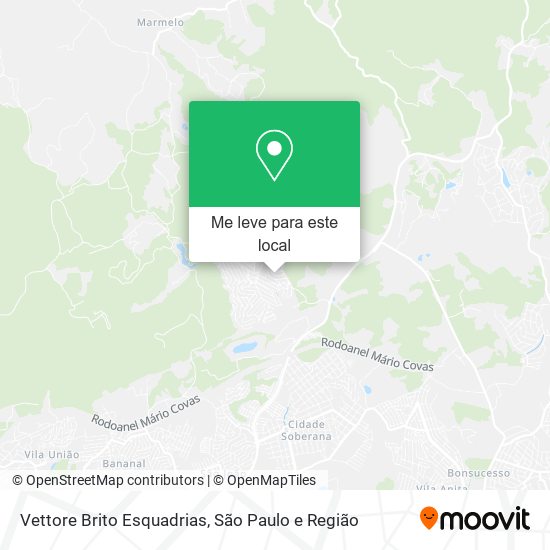Vettore Brito Esquadrias mapa